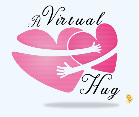 Share a virtual hug with a friend, spouse, family or someone in need.